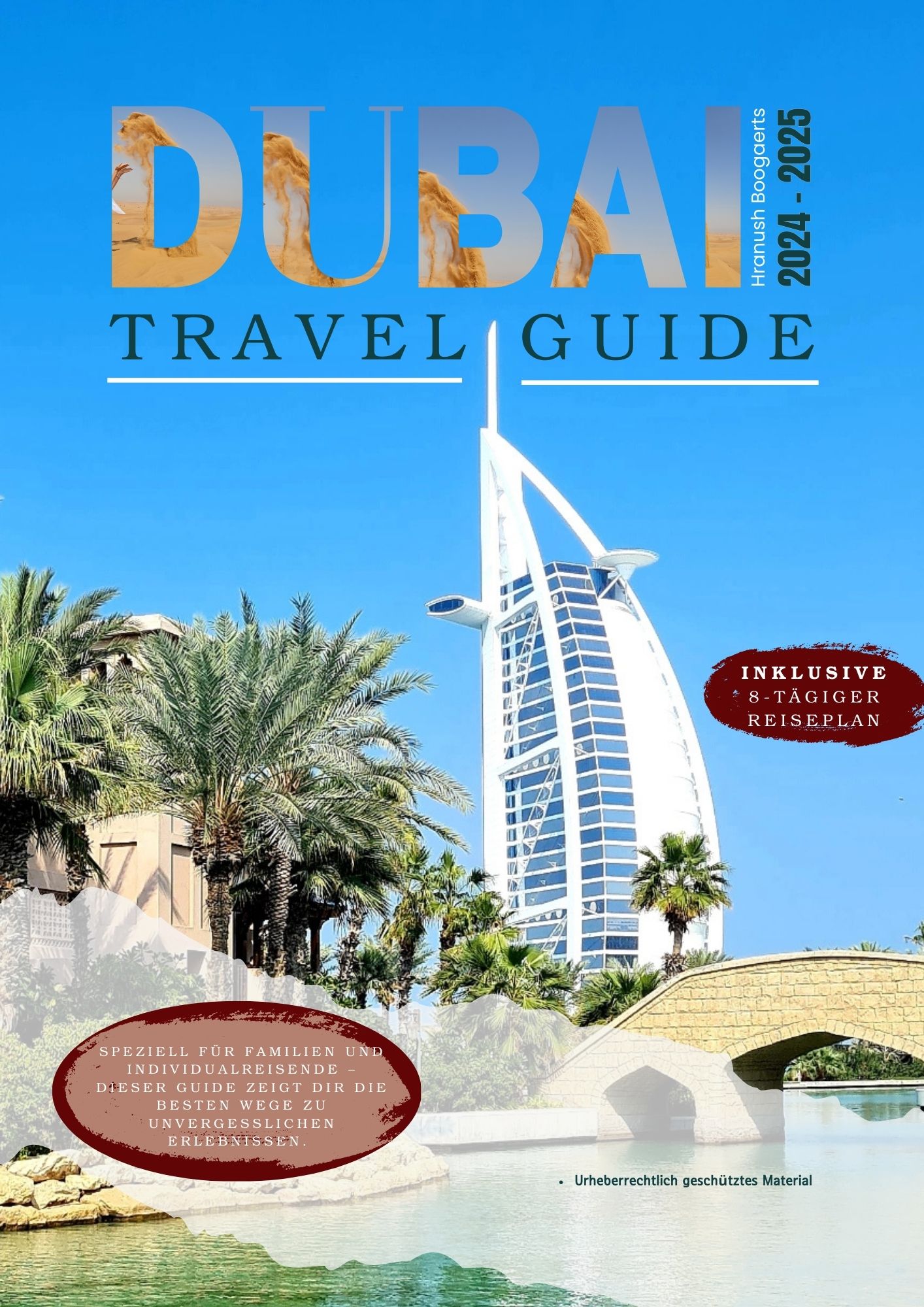 Bereit für Dein Abenteuer? Holen Dir jetzt Deinen Dubai-Reiseführer und entdecke eine Metropole wie keine andere! Von den besten Fotospots bis zu charmanten Cafés und versteckten Oasen – dieser Guide ist Dein Schlüssel zu einem unvergesslichen Abenteuer, das Du und Deine Liebsten noch lange im Herzen tragen werden