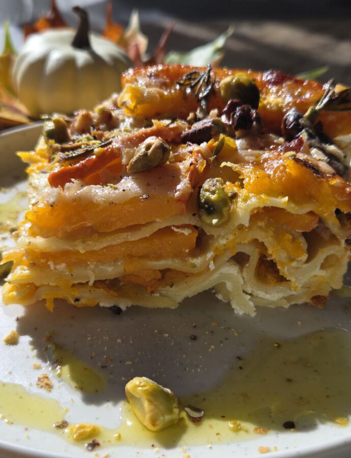 Kürbis-Lasagne mit Ricotta